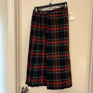 The scotch house 100% wool skirt kilt size 12 women’s